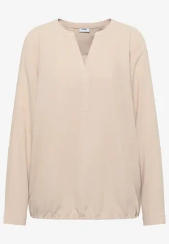 Bluse in Unifarbe