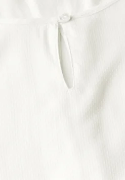 Bluse in Unifarbe