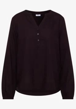 Bluse in Unifarbe