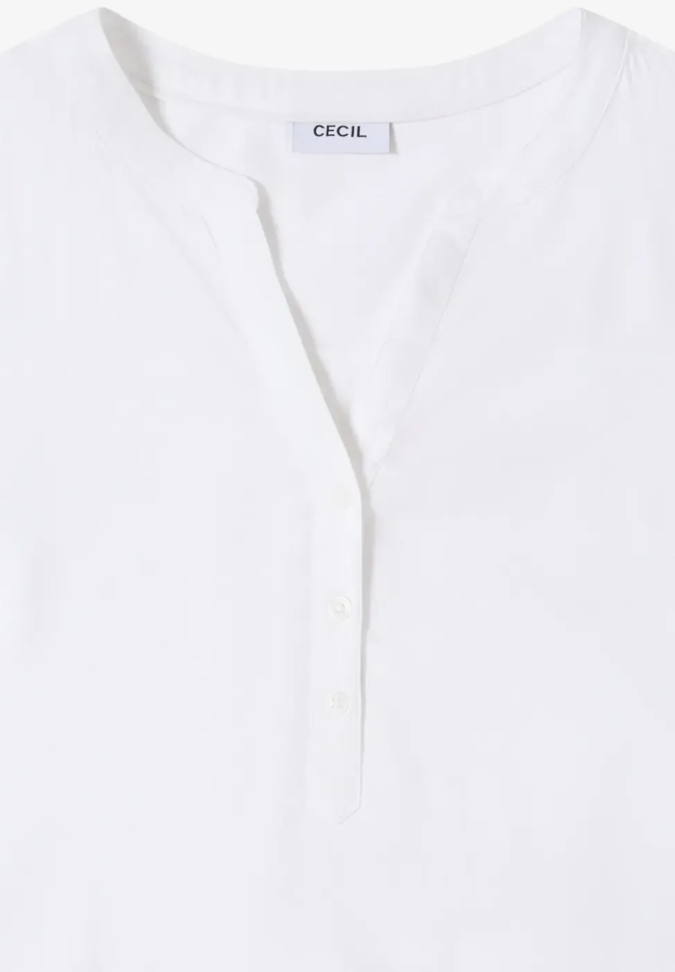Bluse in Unifarbe