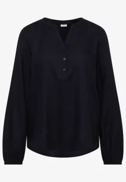 Bluse in Unifarbe
