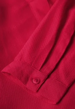Bluse in Unifarbe