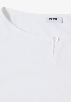 Bluse in Unifarbe
