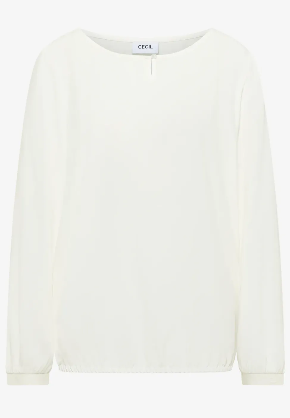 Bluse in Unifarbe
