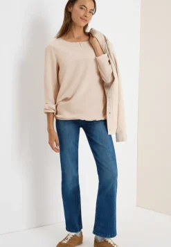 Bluse in Unifarbe