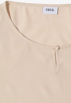 Bluse in Unifarbe