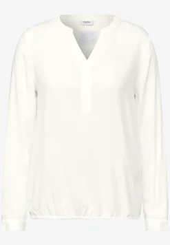 Bluse in Unifarbe