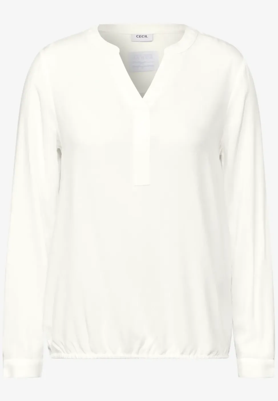 Bluse in Unifarbe