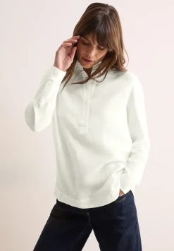 Bluse in Unifarbe