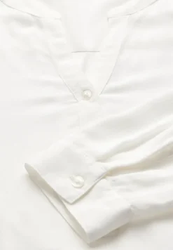 Bluse in Unifarbe