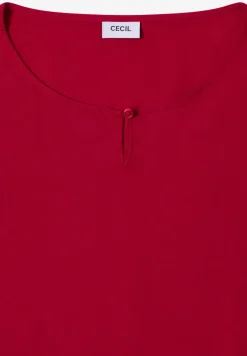 Bluse in Unifarbe