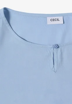 Bluse in Unifarbe