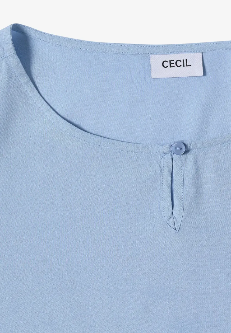 Bluse in Unifarbe