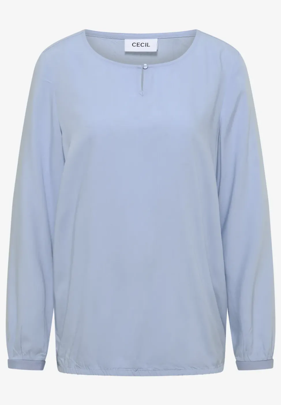 Bluse in Unifarbe