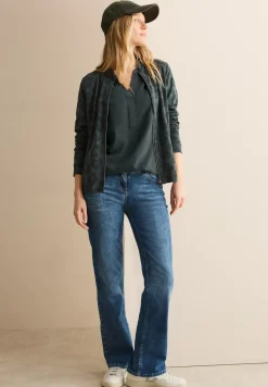 Bluse in Unifarbe