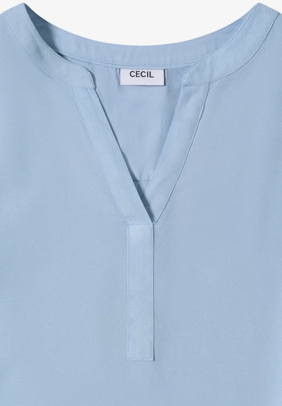 Bluse in Unifarbe