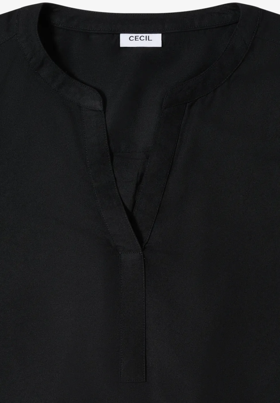 Bluse in Unifarbe