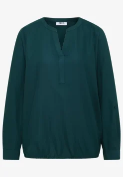 Bluse in Unifarbe