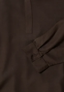 Bluse in Unifarbe