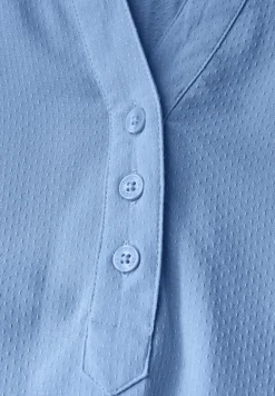 Bluse in Unifarbe