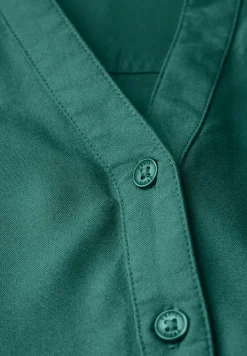 Bluse in Unifarbe