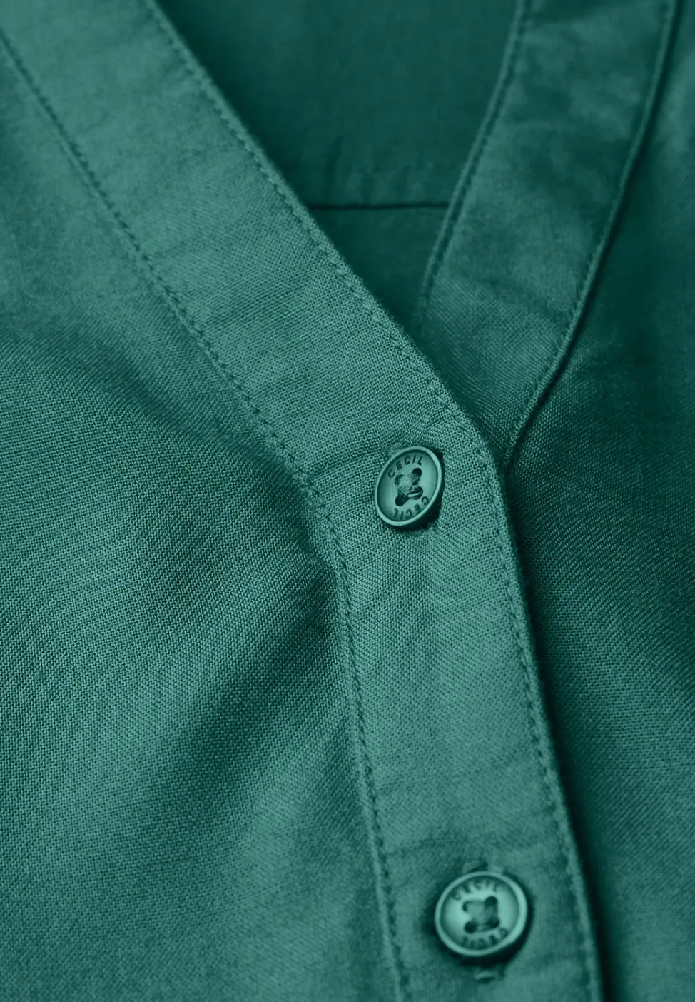 Bluse in Unifarbe