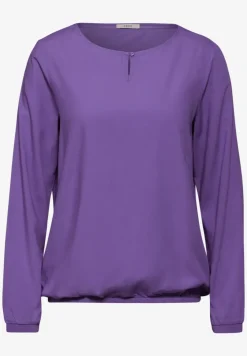 Bluse in Unifarbe