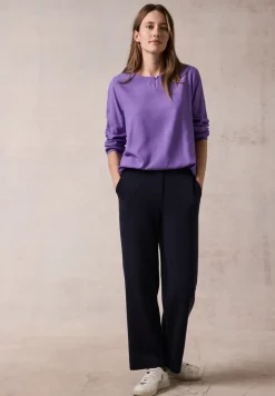 Bluse in Unifarbe