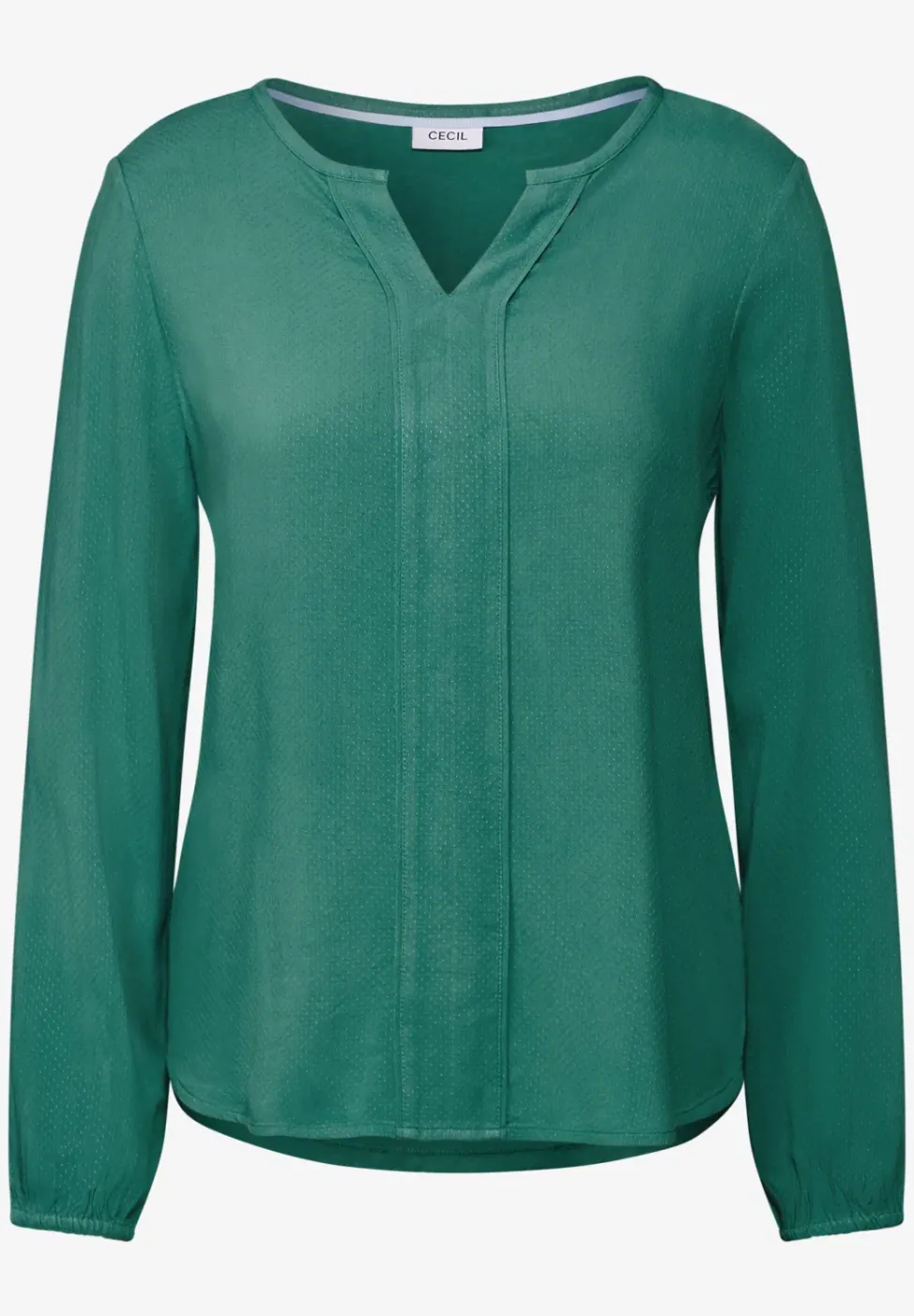 Bluse in Unifarbe