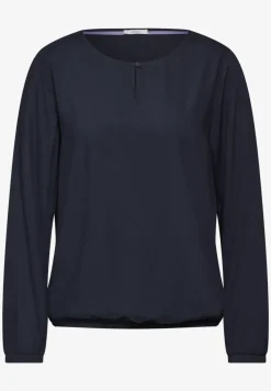 Bluse in Unifarbe