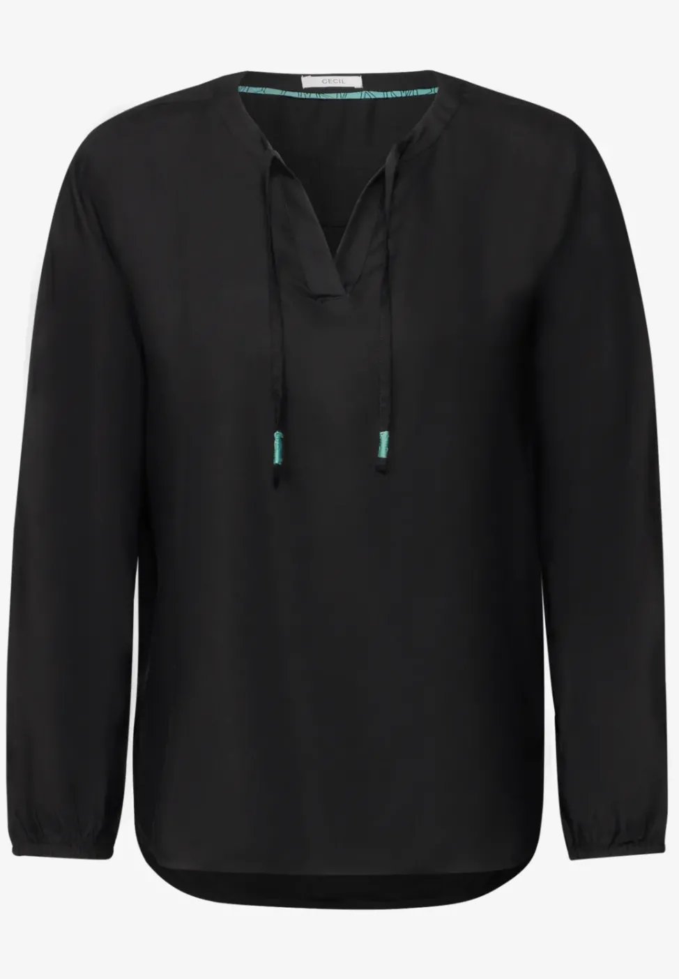 Bluse in Unifarbe