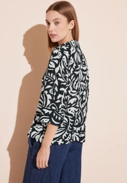 Bluse mit 3/4 Arm