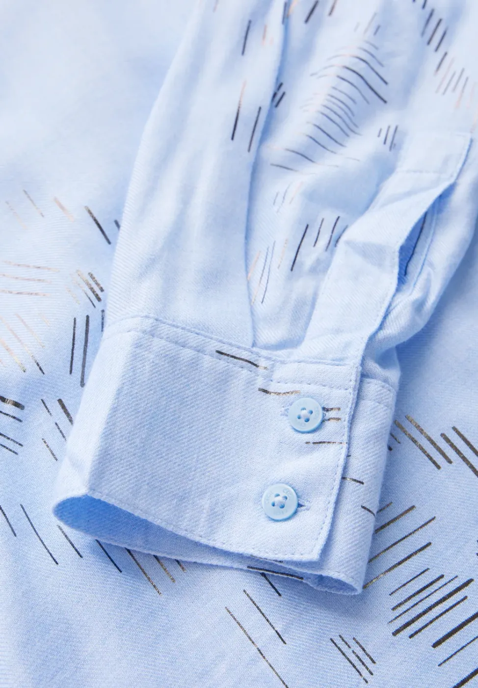 Bluse mit Folienprint