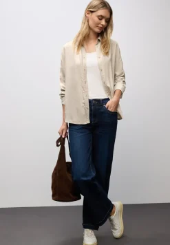 Bluse mit Gallonstreifen