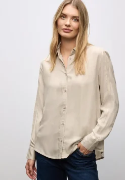 Bluse mit Gallonstreifen