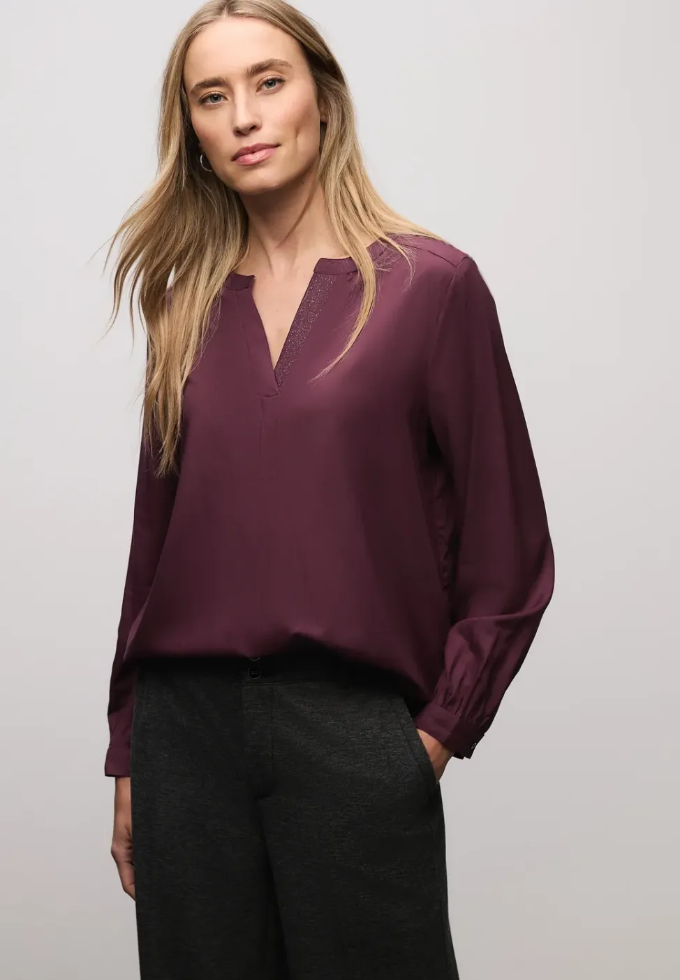 Bluse mit Glitzerdetail