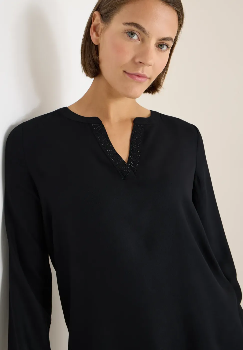 Bluse mit Glitzerdetails