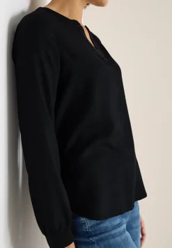 Bluse mit Glitzerdetails