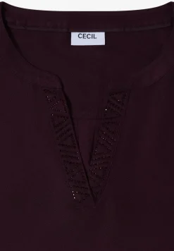 Bluse mit Glitzerdetails