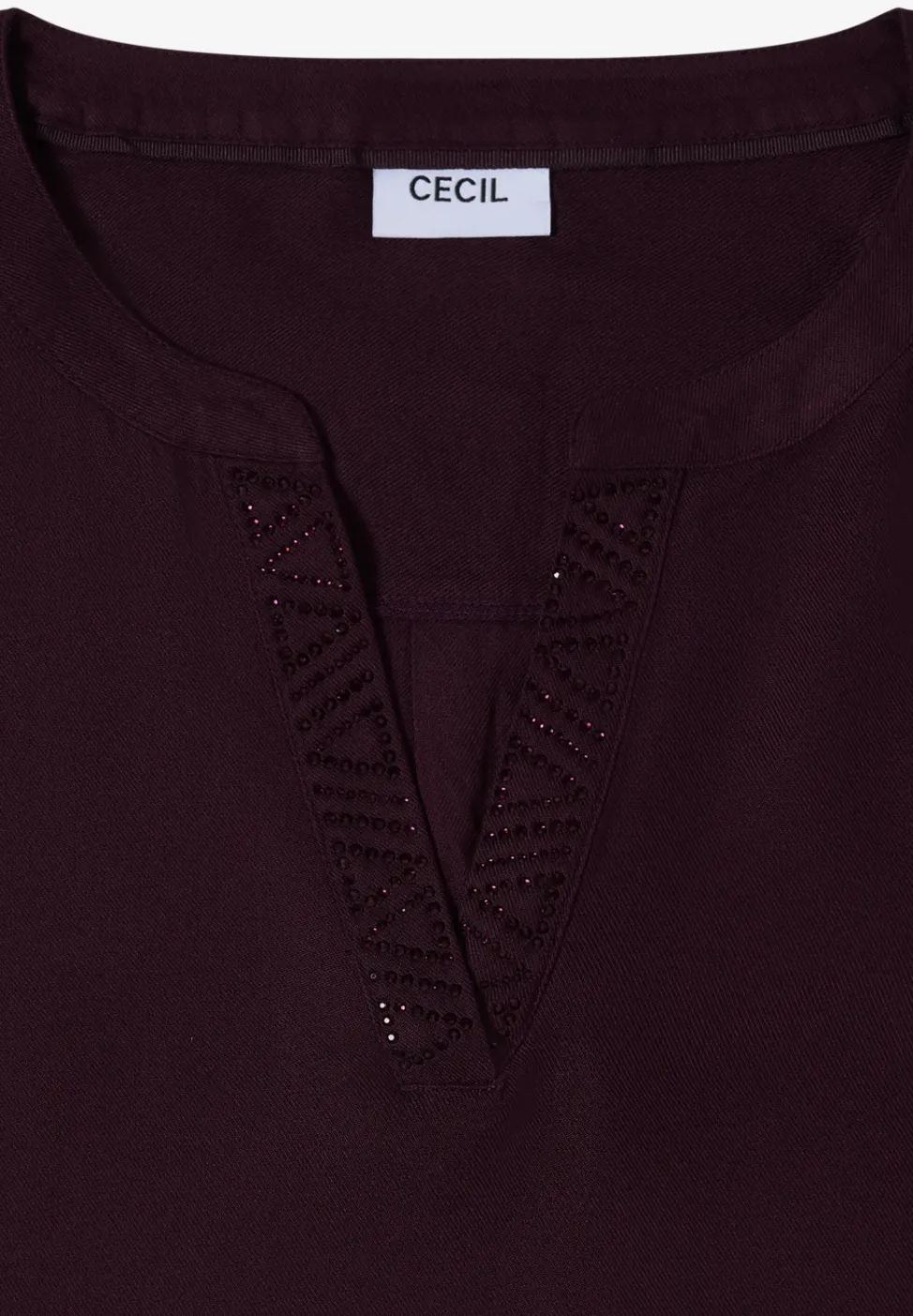 Bluse mit Glitzerdetails