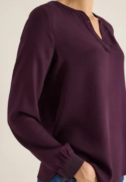 Bluse mit Glitzerdetails