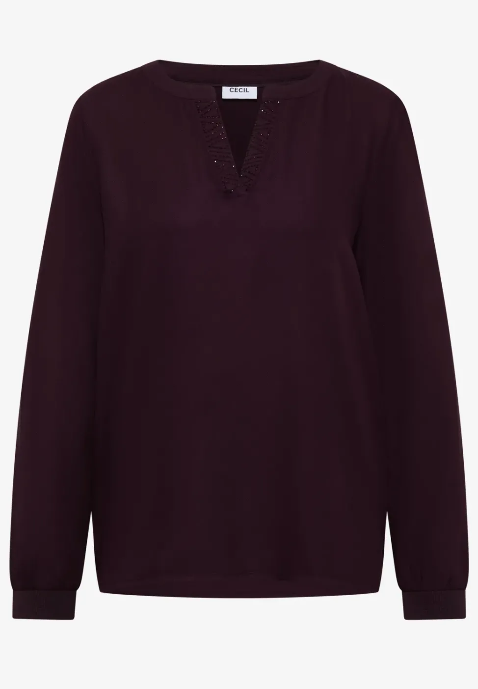 Bluse mit Glitzerdetails