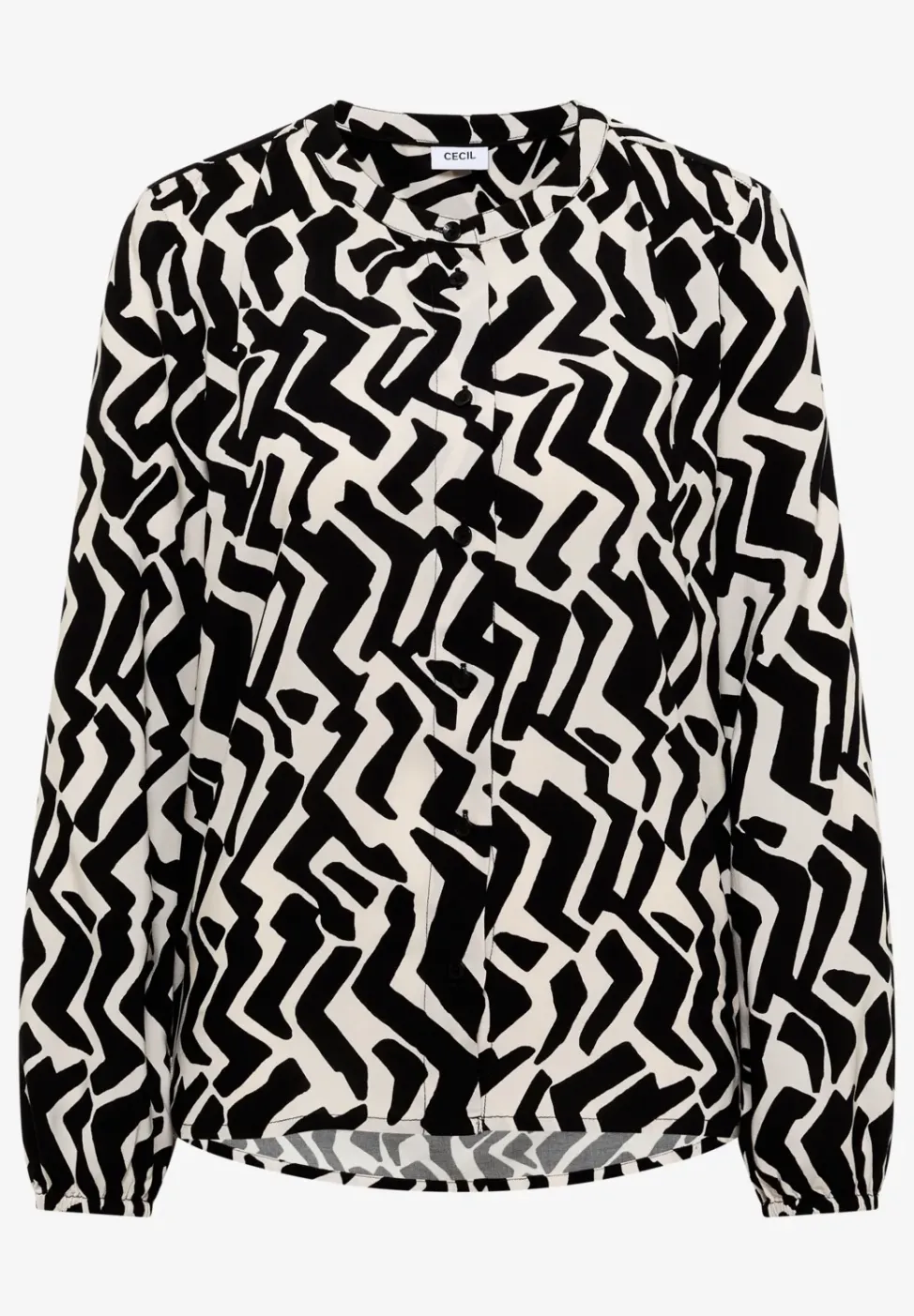 Bluse mit Grafikmuster