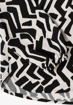 Bluse mit Grafikmuster