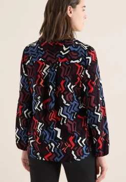 Bluse mit Grafikmuster