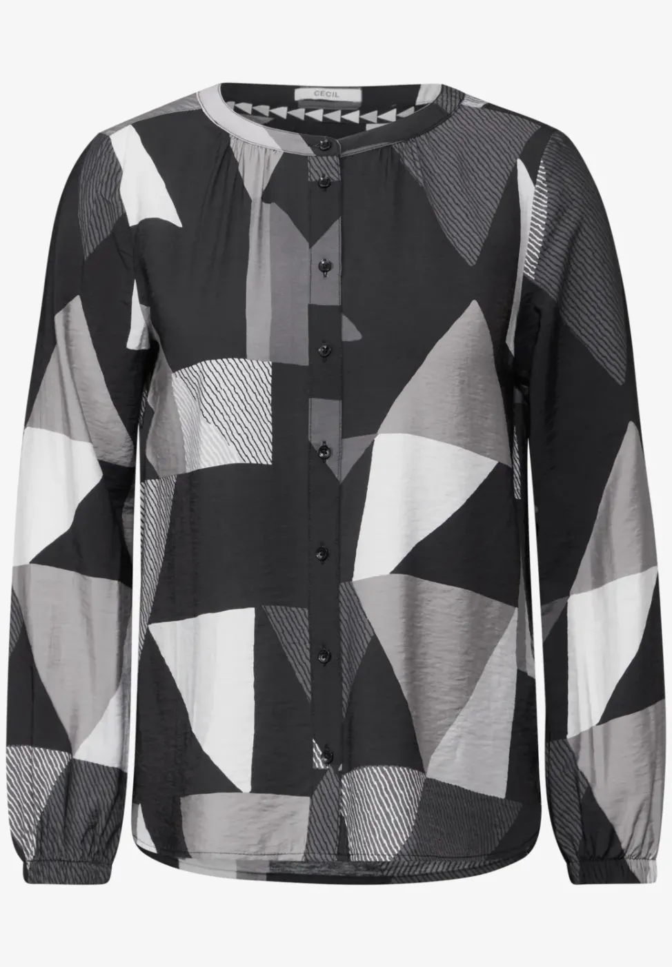 Bluse mit grafischem Muster