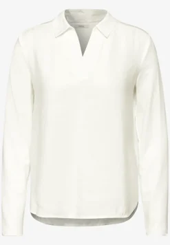 Bluse mit Jersey-Arm