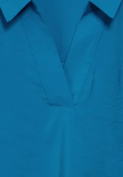 Bluse mit Jersey-Arm