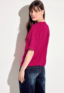 Bluse mit Klappkragen