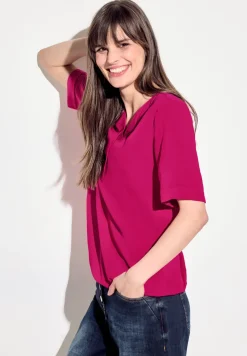Bluse mit Klappkragen